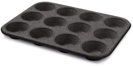 molde muffin 12x1 «black stone guardini»