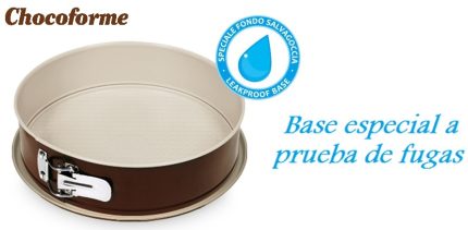 molde desmontable base a prueba de fugas 26cm. "chocoforme guardini"