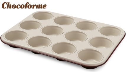 molde queque muffin 12x1 «chocoforme guardini»