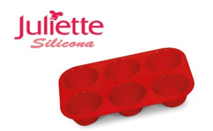molde muffin 6x1 silicona 16x25 «juliette guardini»