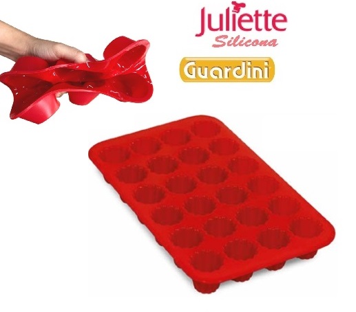 molde mini muffin bordelais 24x1 silicona 17x28,5 cm. «juliette guardini» molde mini muffin bordelais 24x1 silicona 17x28,5 cm. «juliette guardini»