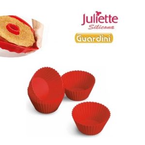 juego 6 moldes 6,5 cm. c/u silicona «juliette guardini»