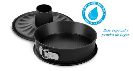 molde desmontable con cono doble fondo 24cm 26cm 28cm »guardini»