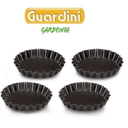 juego 4 moldes tartaletas 12cm c/u "guardini"