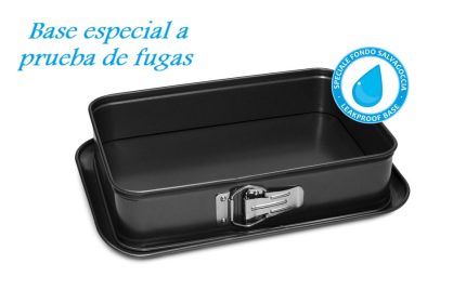 molde rectangular desmontable 10x28 cm "guardini"