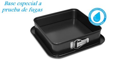 molde cuadrado desmontable 10×28 cm «guardini»