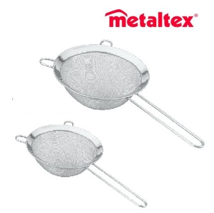 colador acero inoxidable 08 10 14 18 cm. "metaltex"