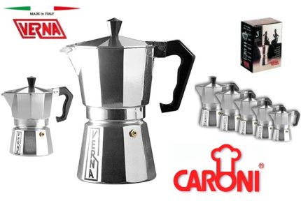 cafetera verna 01 03 06 09 12 tazas"caroni"