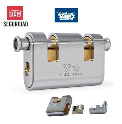 candado acorazado panzer 2 vástagos "viro"