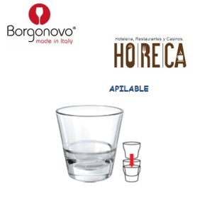 vaso conic amaro r40 240cc. apilable "borgonovo"