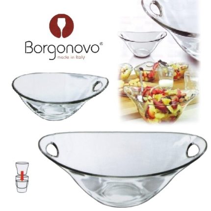 pocillo bowl practica vidrio "borgonovo"