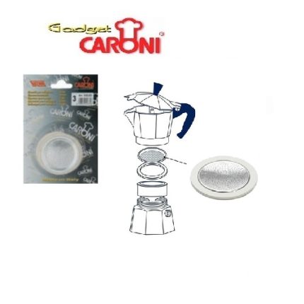 repuesto cafetera set 3 juntas de goma gadget "caroni"