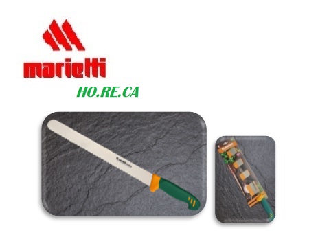 cuchillo pan profesional punta curva 31 cm. linea horeca «marietti» cuchillo pan profesional punta curva 31 cm. linea horeca «marietti»