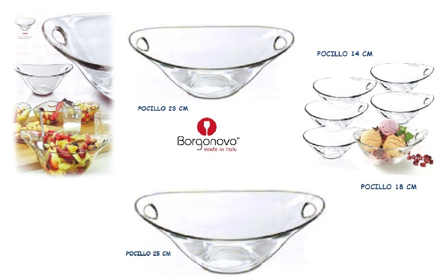 pocillo bowl practica vidrio "borgonovo" pocillo bowl practica vidrio "borgonovo"