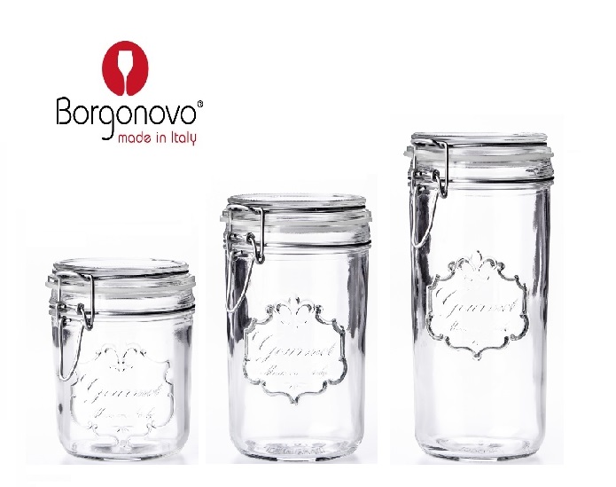 frasco hermético terrine gourmet vidrio "borgonovo" frasco hermético terrine gourmet vidrio "borgonovo"