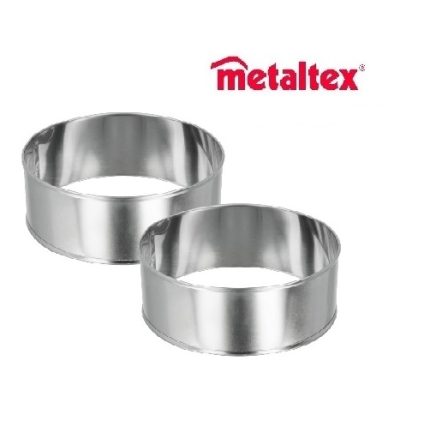 set 2 aros emplatar "metaltex"