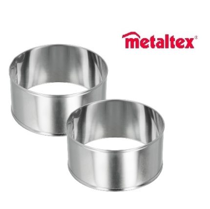 set 2 aros emplatar "metaltex"