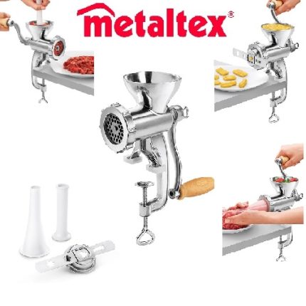 picadora trituradora de carne 3 en 1 "metaltex"