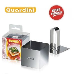 emplatador cuadrado con prensa 6x6 cm. "guardini"