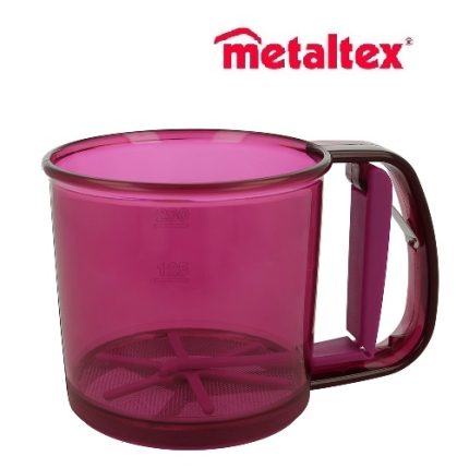 cernidor de harina plástico acero inox "metaltex"
