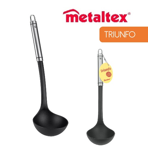 cucharon sopa nylon acero inox "triunfo metaltex" cucharon sopa nylon acero inox "triunfo metaltex"