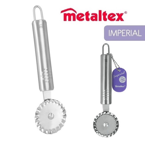 ruleta corta pastas 19 cm. "imperial metaltex" ruleta corta pastas 19 cm. "imperial metaltex"