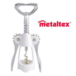 saca corchos dos palancas cromo "metaltex"