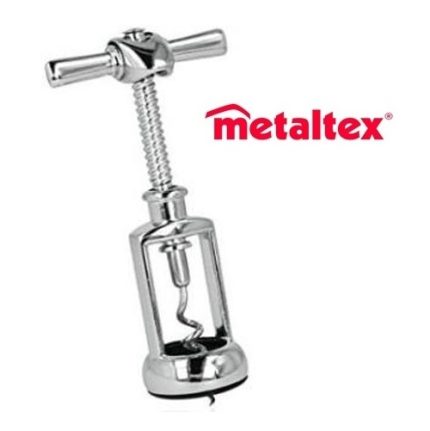 saca corchos giratorio cromo "metaltex"