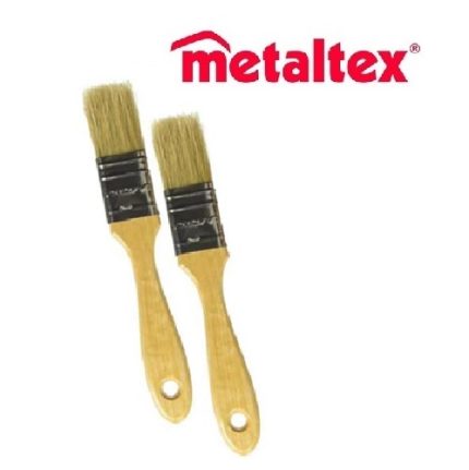 juego 2 brochas madera repostería "metaltex"