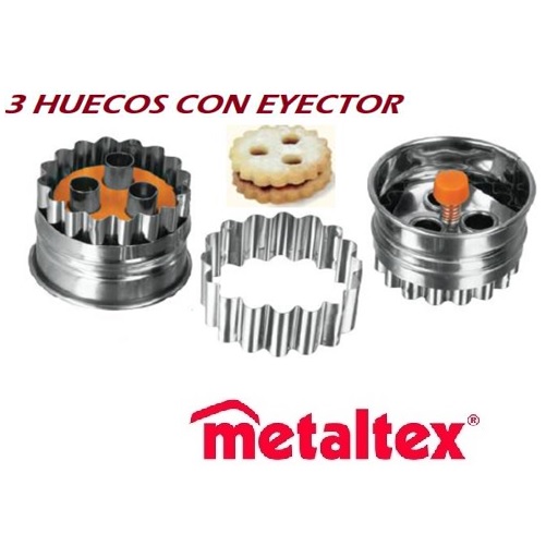 molde galleta para relleno con eyector "metaltex" molde galleta para relleno con eyector "metaltex"