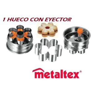 molde galleta para relleno con eyector "metaltex"