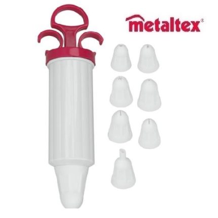 jeringa decoradora silicona reposteria "metaltex"