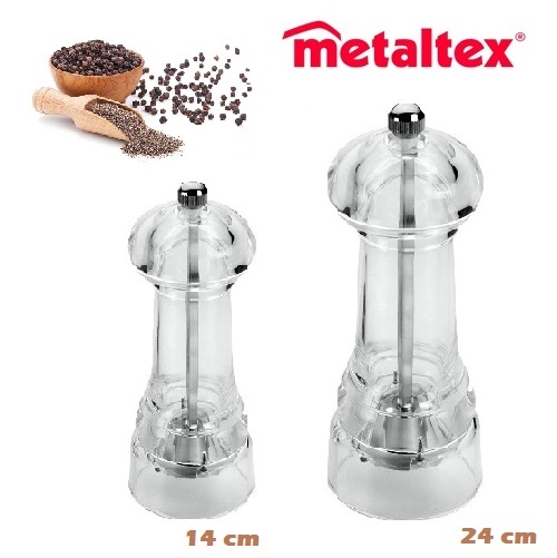 molinillo universal pimienta acrílico transparente "metaltex" molinillo universal pimienta acrílico transparente "metaltex"