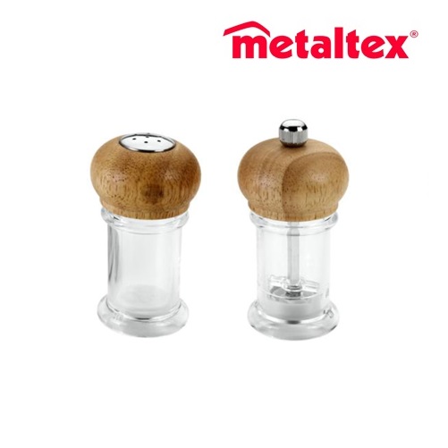 set salero y pimentero acrílico "metaltex" set salero y pimentero acrílico "metaltex"