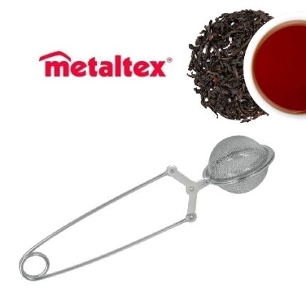 infusor de te tipo tenaza acero inox "metaltex"