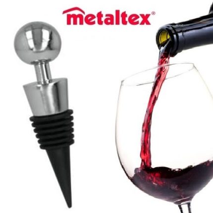 tapa botella, cónica acero inox "metaltex"