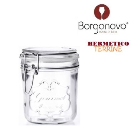 frasco vidrio hermetico terrine 500 cc. "borgonovo"