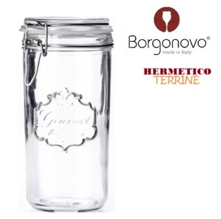 frasco vidrio hermetico terrine 1000 cc. "borgonovo"