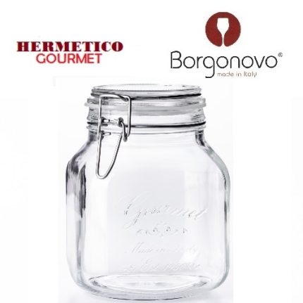 frasco vidrio hermético gourmet 1700 cc "borgonovo"
