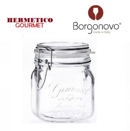 frasco vidrio hermético gourmet 750 cc "borgonovo"
