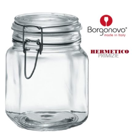frasco vidrio hermético primizie 2000 cc "borgonovo"