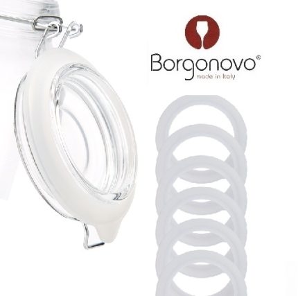set 10 gomas repuesto frasco hermético "borgonovo"