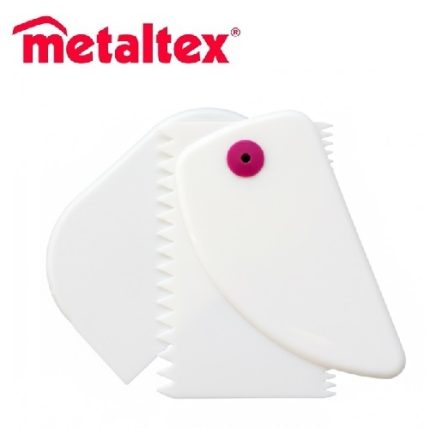 Juego 3 Espátulas Reposteras "Metaltex"