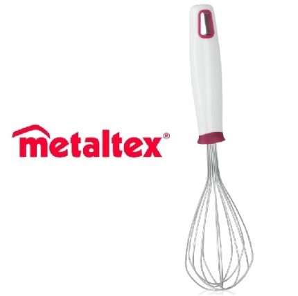 batidor acero inox 24 cm. cocina "metaltex"