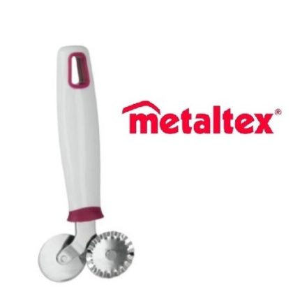 cortador doble de pastas acero inox "metaltex"