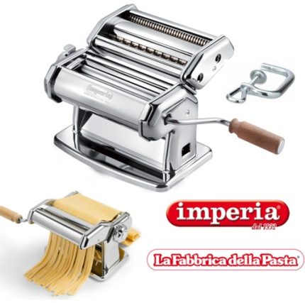 maquina pasta manual acero cromado "imperia"