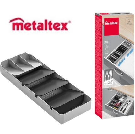 organizador de cubiertos ajustable uni fit ""