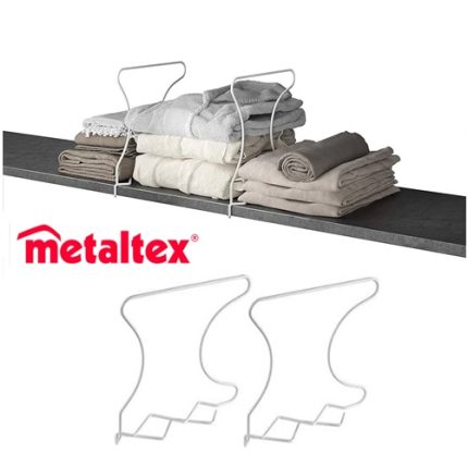 juego 2 separador estantería / armario wally "metaltex"