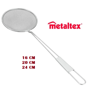 espumador doble malla reforzado. línea chef horeca. marca metaltex.
