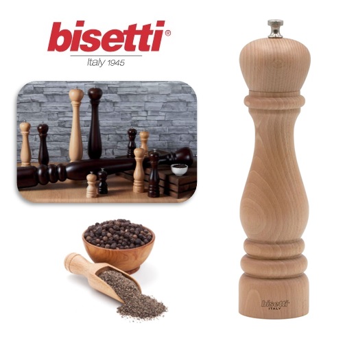 molinillo pimienta madera natural 25 cm. línea roma "bisetti" molinillo pimienta madera natural 25 cm. línea roma "bisetti"